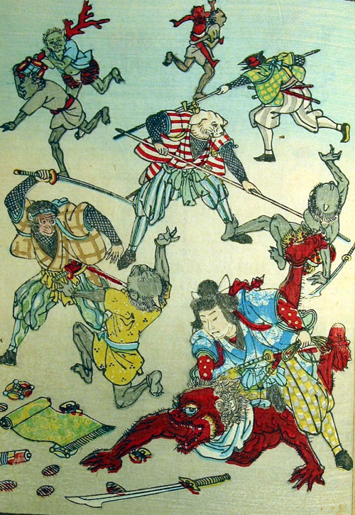 Momotaro_illustration,_1885